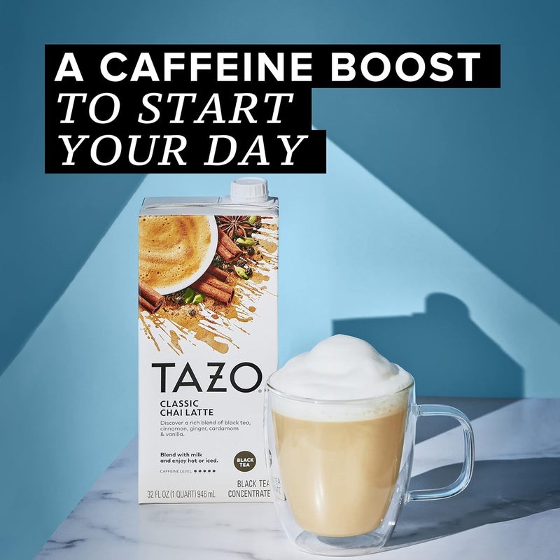 Tazo Classic Chai Latte Concentrate, 32 oz - Makes 5 Servings - Image 5
